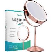 Make-Up Spiegel - Oplaadbaar - Rosé - 1-10x Vergroting