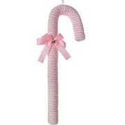 Clayre & Eef Kersthanger Zuurstok 56 cm Roze Kunststof