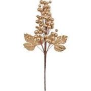 Clayre & Eef Decoratie Tak 34 cm Goudkleurig Kunststof