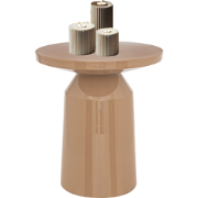 MISOU Bijzettafel  - Rond - Koffietafel - Modern - Organisch - Beige -...