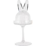Clayre & Eef Stolp Konijn Ø 12x29 cm Transparant Glas