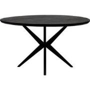 Kick eettafel Havard - 140cm - Zwart