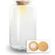 URBANJNGL - Terrarium fles ‘Sven XL’ - Incl. LED-kurk - Gesloten terra...