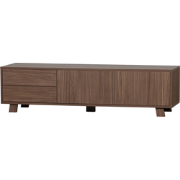 WOOOD Seppe TV-meubel - Noten fineer - Noten - 42x160x44