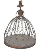 Clayre & Eef Planthouder Ø 44x54 cm Bruin Metaal