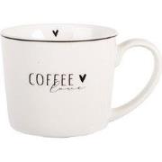 Clayre & Eef Mok 275 ml Wit Porselein Hart