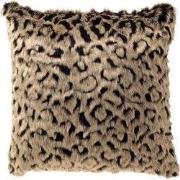 KEYAN - sierkussen 45x45 cm - dierenprint - Rocky Road - bruin