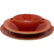 Diep Bord - Pastabord - Ø 24cm - Oranje - Vivi Oggi -