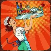 Clayre & Eef Tekstbord 30x30 cm Oranje IJzer