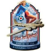 Clayre & Eef Tekstbord 45x60 cm Blauw IJzer