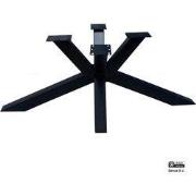 Benoa Delmar Iron Dining Table Spider Leg Black powdercoating (2 Parts...