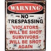 Clayre & Eef Tekstbord 20x25 cm Wit IJzer