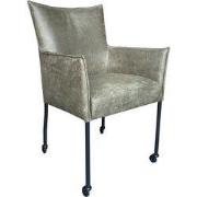 Livingfurn - Eetkamerstoel Valerie Rodeo Green - 1 stuk