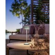 Leonardo tafellamp MONZA ,oplaadbaar, Olijf Groen