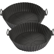 OTIX Airfryer Siliconen Bakje - Set van 2 - Bakpapier - Alternatief - ...