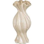 Mica Decorations Vaas Steph - 18x18x40 cm - Keramiek - Creme
