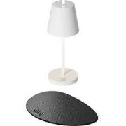 Silwy x Sompex | Tafellamp PORTOFINO | wit | oplaadbare tafellamp | Ma...