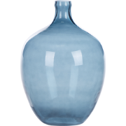 ROTI - Decoratieve vaas - Donkerblauw - 39 cm - Glas