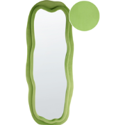 BEAUNE - Wandspiegel - Groen - Fluweel/MDF
