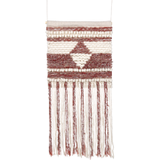 SAIF - Wanddecoratie - Donkerrood - Wol