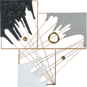 BALBRIGGAN - Wanddecoratie - Meerkleurig - IJzer