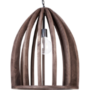 MANAIR - Hanglamp - Donkerbruin - Hout