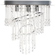 ESMELLE - Kroonluchter - Zilver -   45 cm - Kristal