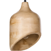 GANDAKI - Hanglamp - Lichtbruin - Mangohout