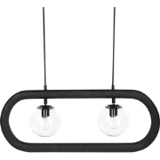 AYENSU - Hanglamp - Zwart - Mangohout