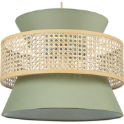 LUYANO - Hanglamp - Lichtgroen - Polyester
