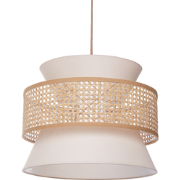 LUYANO - Hanglamp - Naturel/Beige - Rotan