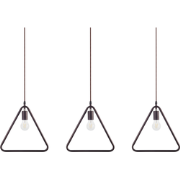 JURUENA - Hanglamp - Donkerbruin - Metaal