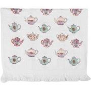 Clayre & Eef Gastendoekje 40x66 cm Wit Katoen