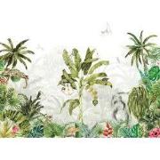 Diep in de jungle - Kinderbehang - 389,6 cm x 280 cm - Walloha