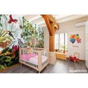 Oerwoud explosie - Kinderbehang - 389,6 cm x 280 cm - Walloha