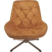 James fluwelen draaibare fauteuil