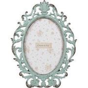 Clayre & Eef Fotolijst 9x13 cm Groen Metaal