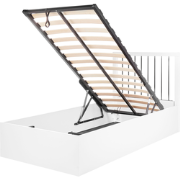 ROUVILLERS - Eenpersoonsbed - Gebroken wit - 90 x 200 cm - MDF