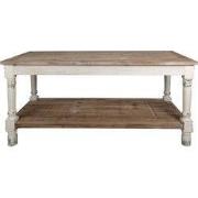 Clayre & Eef Presentatie Tafel 180x70x85 cm Wit Hout