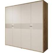 Meubella - Kledingkast Riggs - Beige - 224 cm
