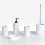 HUARMEY - Badkameraccessoireset - Wit - Polyresin