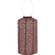 LUMIZ Solar Lampion Folia Cylinder - 18 cm - Plum