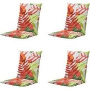 Madison -  Tuinstoelkussen Lage Rug Iven terra - Ca. 105x50 cm - Set v...