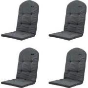 Madison -  Tuinkussen Bearchair Panama grey - Ca. 128x48 cm - Set van ...