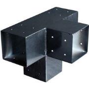 Paalverbinder 4-weg T-model t.b.v. 15 cm paal Tuindeco