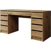 Meubella - Bureau Avio 2 - Eiken - 154 cm