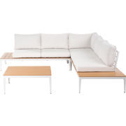 POSITANO - Loungeset 5-zits - Off-white - Aluminium