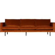 WOOOD Rodeo 3-Zitsbank - Velvet - Roest - 85x277x86