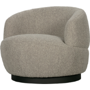 WOOOD Woolly Draaifauteuil - Schapenvacht - Naturel - 71x84x88