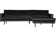 WOOOD Rodeo Chaise Longue Rechts - Velvet - Antraciet
